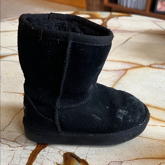 🖤 Koolaburra by UGG Black Suede Mid-Calf Boots – Toddler Size 7 🖤 - Picture 5 of 10